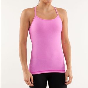 Pink lulu tank